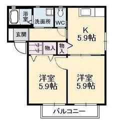 ノースヴェレッジⅣ　C棟の物件間取画像